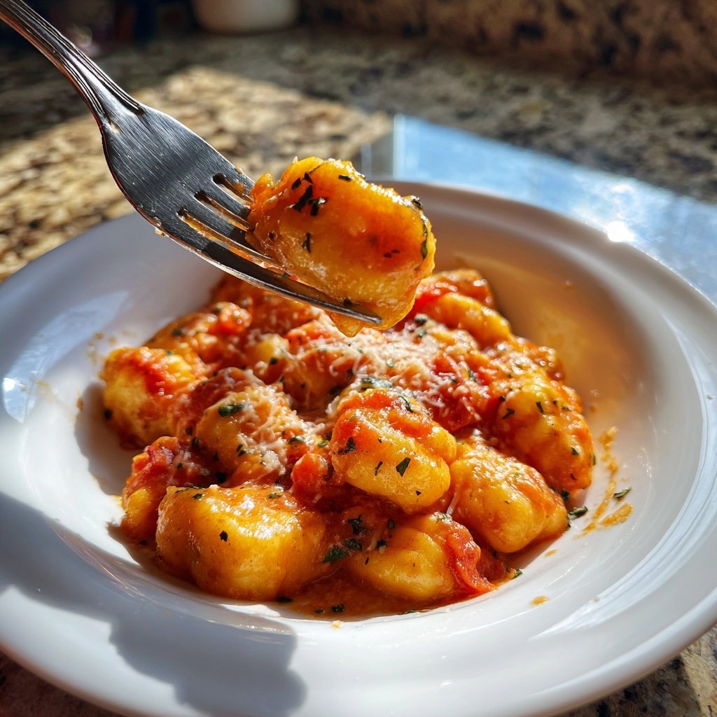 Kartoffel-Gnocchi mit Tomatenragout