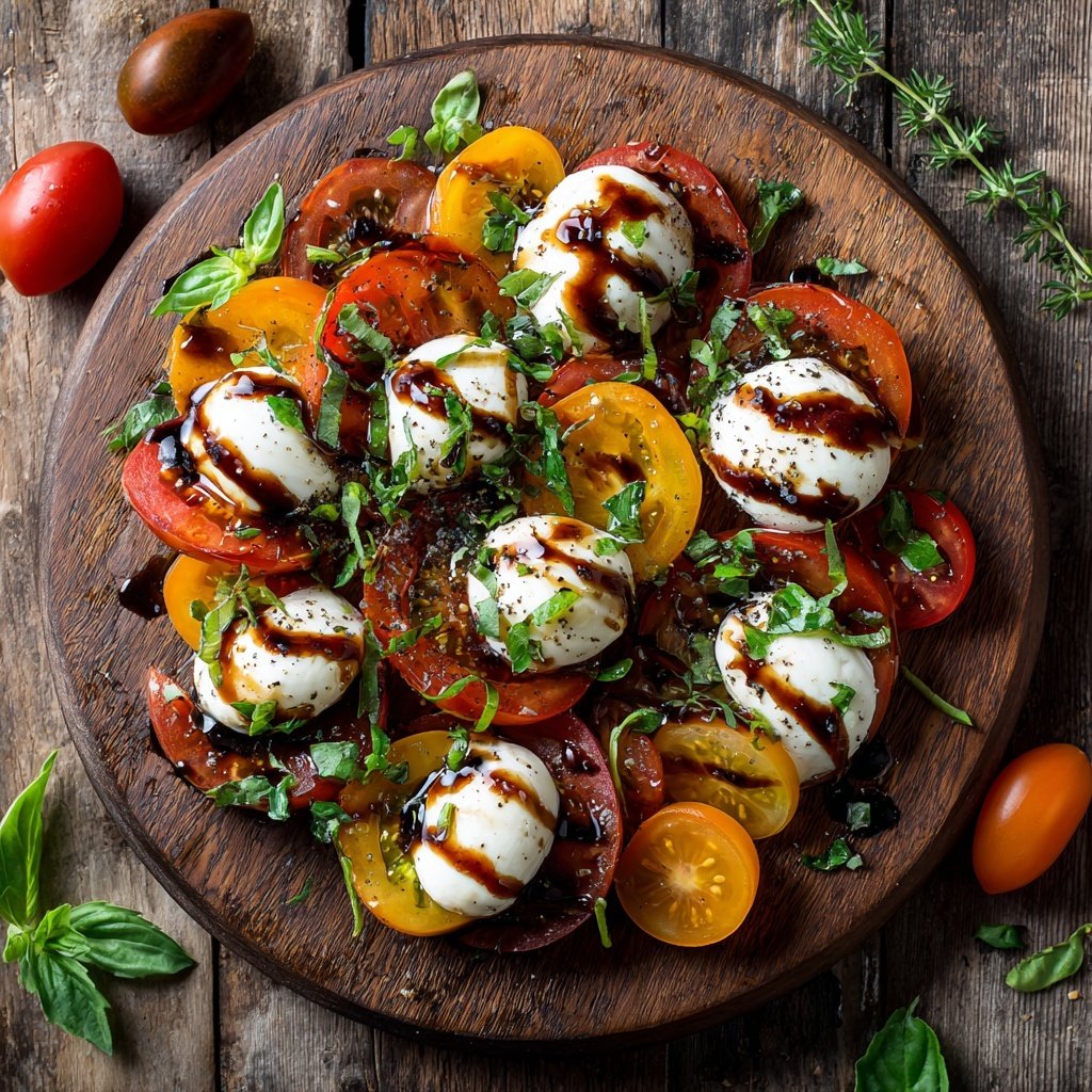 Tomaten Mozzarella Salat Zum Grillen