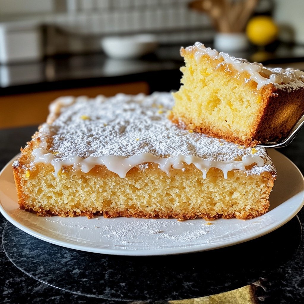 Zitronenkuchen Low Carb
