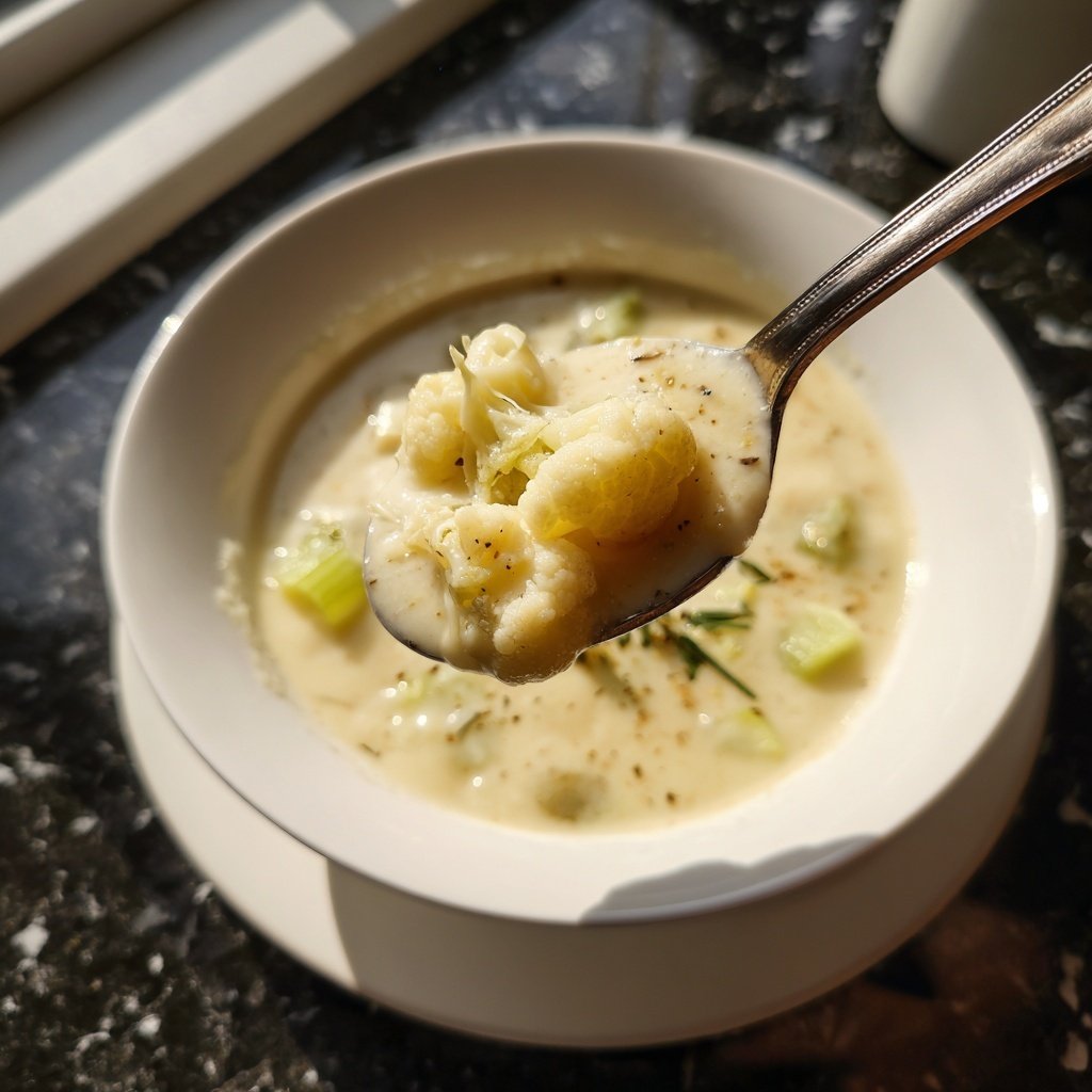 Blumenkohlsuppe mit Sellerie