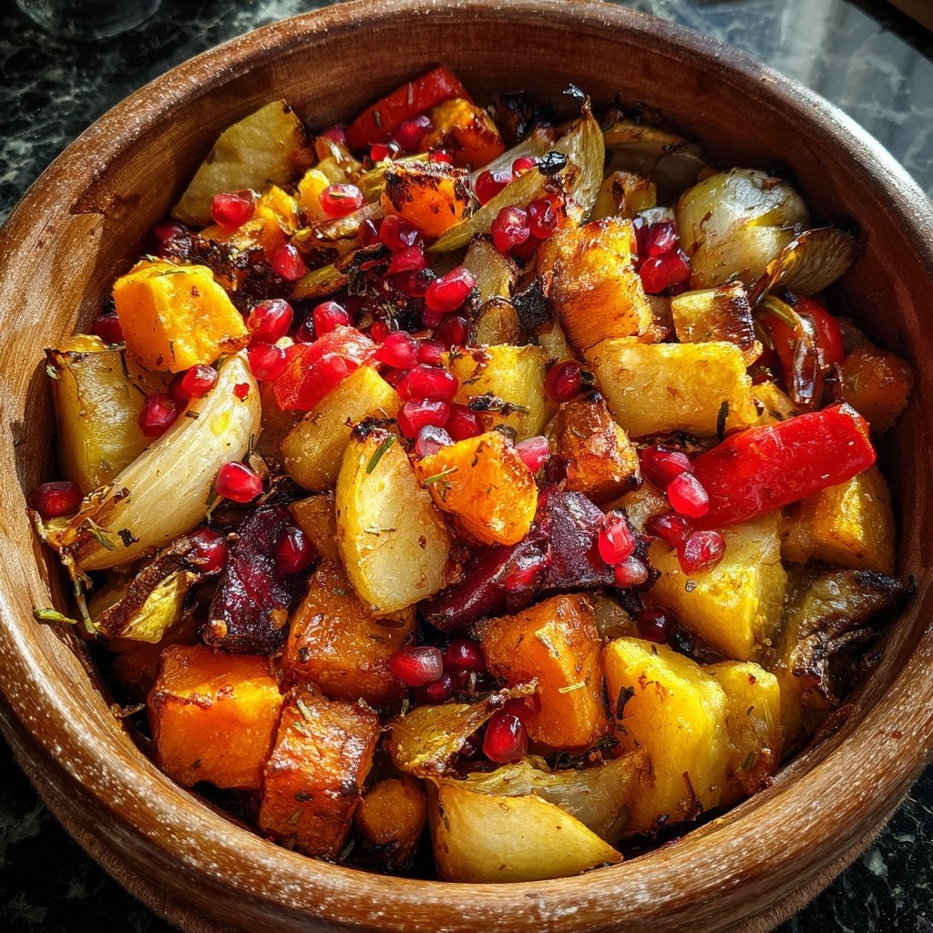 Ofengemüse mit Granatapfel