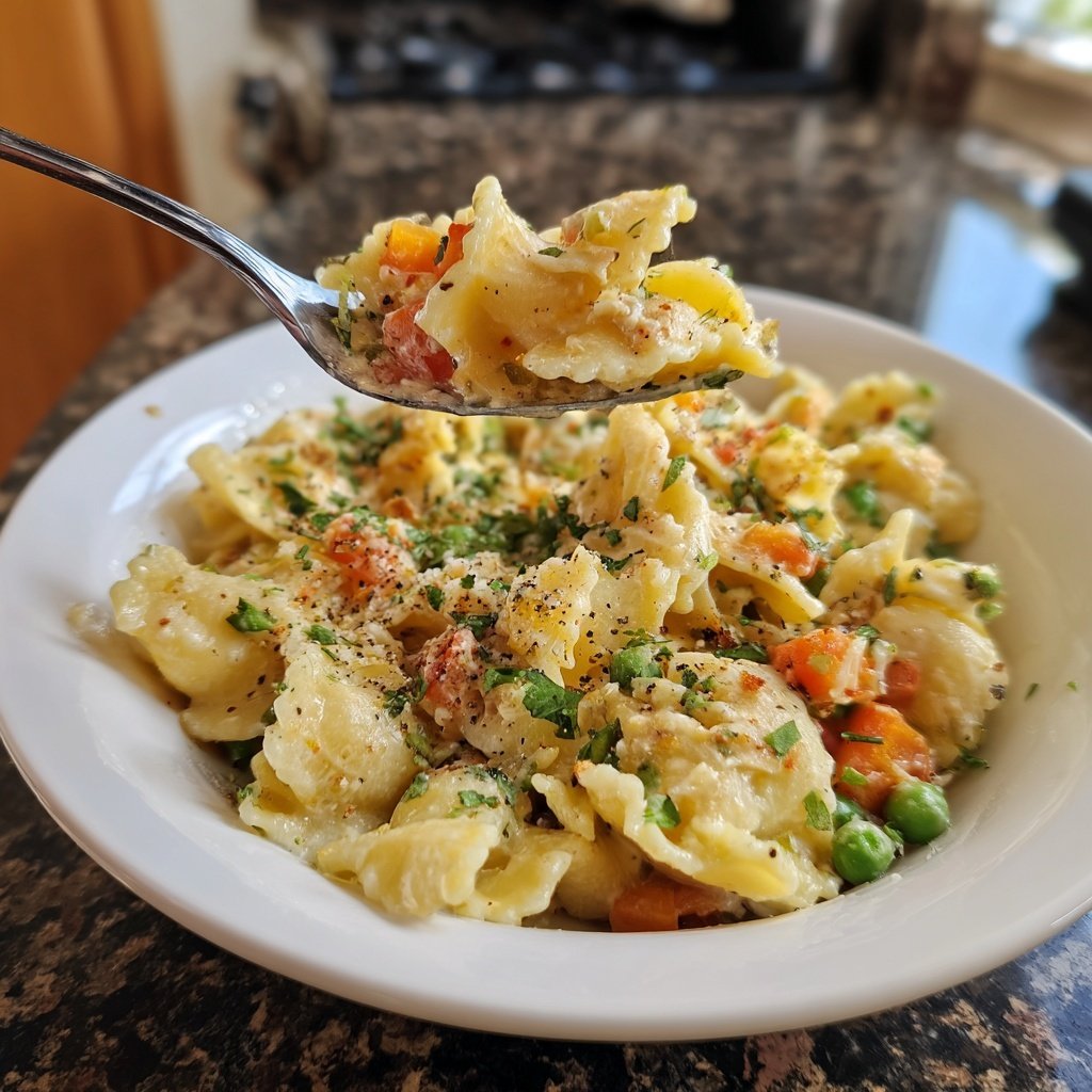 Kalorienarme Nudelpfanne